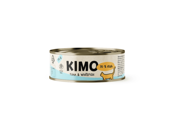 Kimo TunaWhitefish konservai katems su tunu ir balta zuvimi 70g