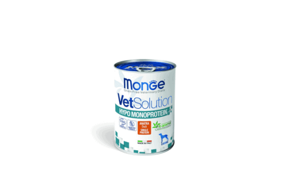 MONGE konservai Dog HYPO MONO Duck 400 g x 6 vnt