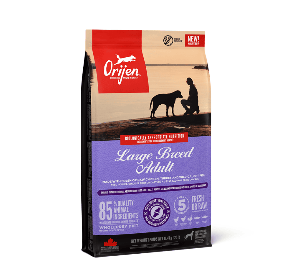 Orijen Adult Large Breed sausas maistas didelių veislių šunims Orijen Adult Large Breed sausas maistas didelių veislių šunims 11,4kg