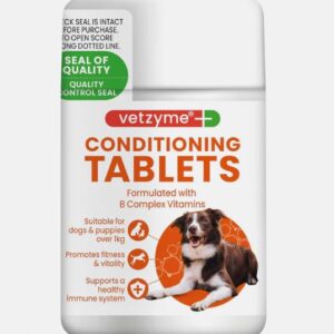 Vetzyme Conditioning Tablets - papildas šunims 100 tab.