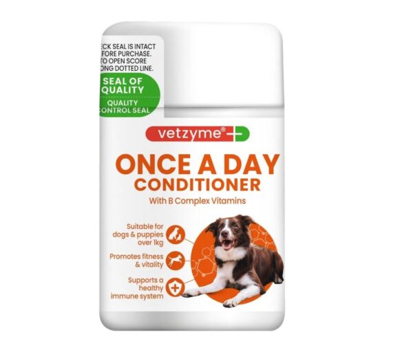 Vetzyme Papildas šunims Kartą Per Dieną (30tabl.)