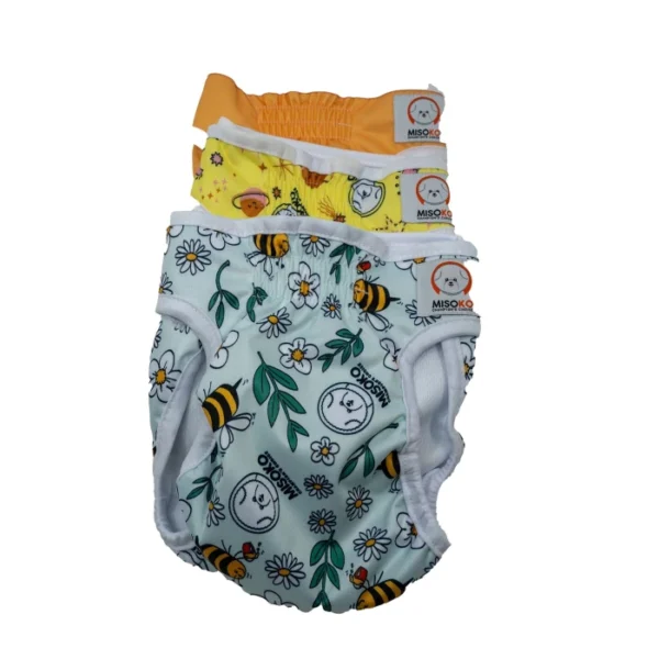 Patelių daugkartinių sauskelnių rinkinys Sweet Dream XXL 3 vnt