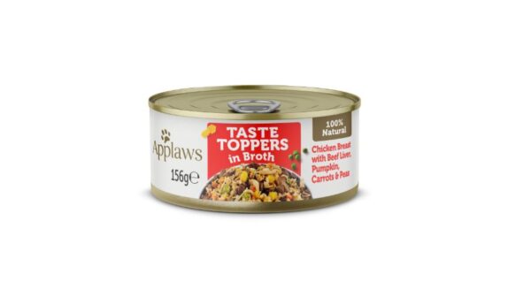 APPLAWS Chicken Beef Liver&Vegetable konservai šunims 156g