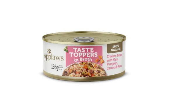 APPLAWS Chicken Ham&Vegetables konservai šunims 156g