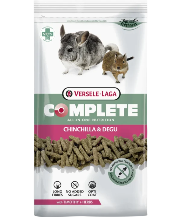 Chinchilla & Degu Complete granuliuotas pašaras šinšiloms ir degu 500g