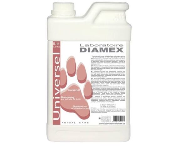 Diamex Universel Fruits šampūnas šunims su vaisių ekstraktais 1L