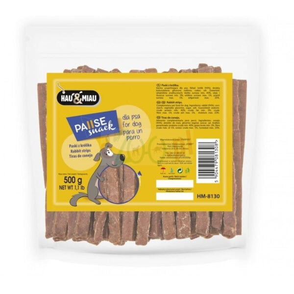 Hau&Miau Triušienos juostelės 500g