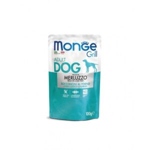 Monge Grill konservuotas pašaras šunims su menke 100g