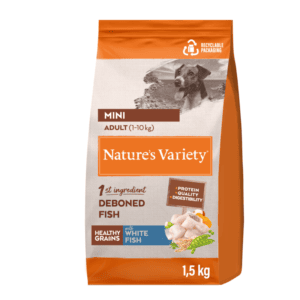 Natures Variety HEALTHY GRAINS MINI ADULT WHITE FISH 1,5 kg