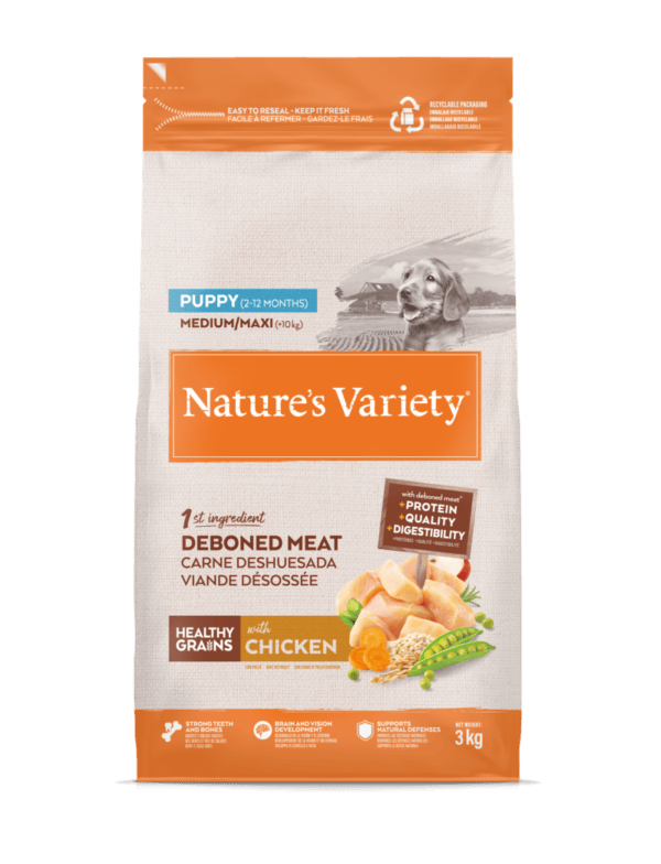 Natures Variety HEALTHY GRAINS PUPPY MED MAXI CHICKEN 3 kg