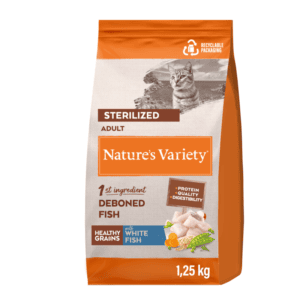 Natures Variety Healthy grains sterilized white fish 1,25 kg