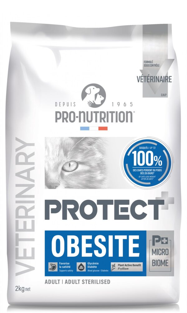 Pro Nutrition Protect Obesite pašaras viršsvorio turinčioms katėms 2kg