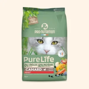 Pro Nutrition Pure Life Adult sausas maistas suaugusioms katėms su antiena 8kg