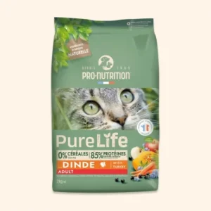 Pro Nutrition Pure Life Adult sausas maistas suaugusioms katėms su kalakutiena 8kg