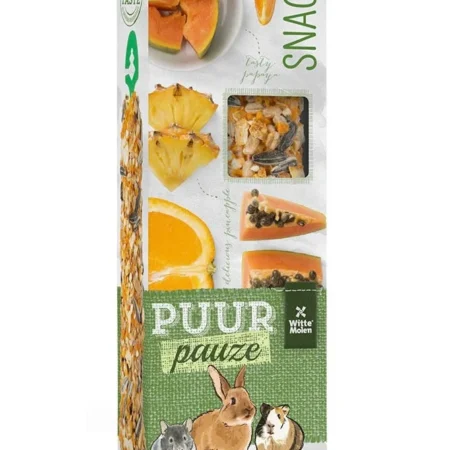 Puur Pauze Gardėsis Su Apelsinais, Papajomis Ir Ananasais Graužikams. 110g