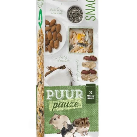Puur Pauze Gardėsis Su Riešutais, Kokosu Ir Saulėgrąžomis Graužikams 110g