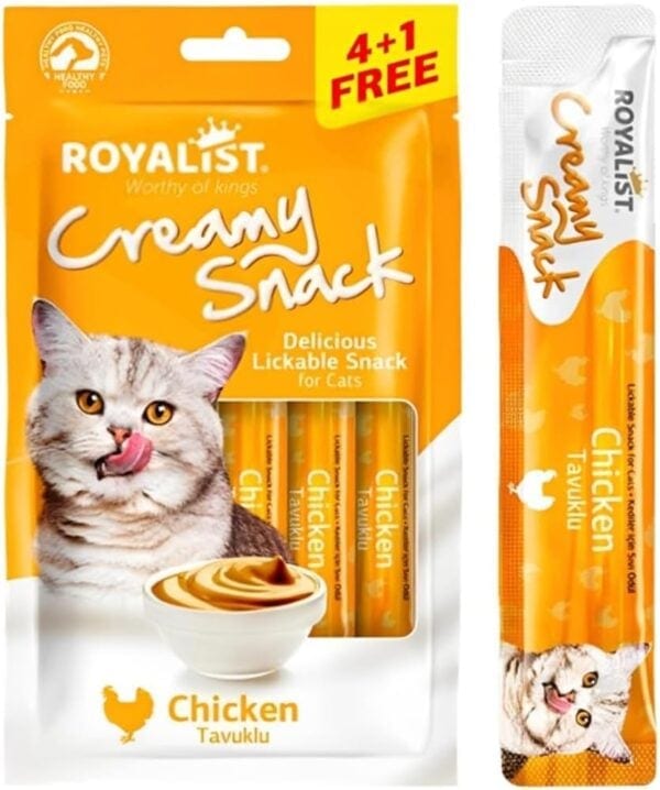 Royalist Cat Creamy skanėstas su vištiena katėms 75g x 3vnt