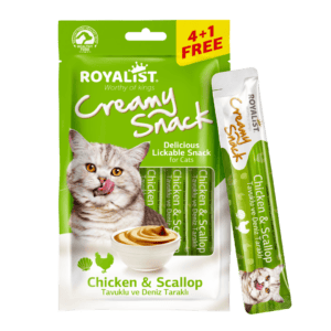 Royalist Creamy skanėstas su vištiena ir šukutėmis 75g x 3vnt