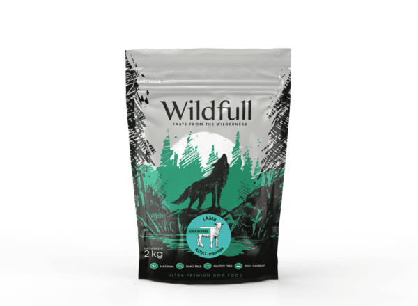 Wildfull Dog Lamb Mini sausas maistas šunims 2 kg