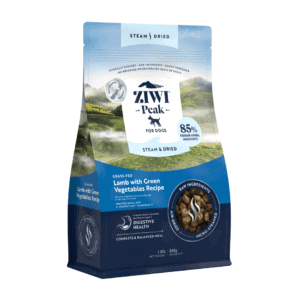 Ziwi Peak Steam&Dried sausas maistas šunims su ėriena ir daržvėmis 800g
