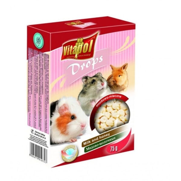 0000351 vitapol laseliai grauzikams su pienu ir medumi 75g