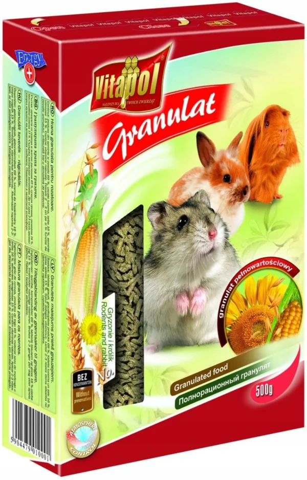 0004736 v10001 vitapol standard granuliuotas visavertis pasaras grauzikams ir triusiams 500g