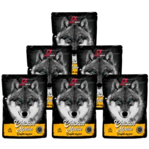 ALPHA SPIRIT WET putėsiai šunims su vištiena 300g 6vnt