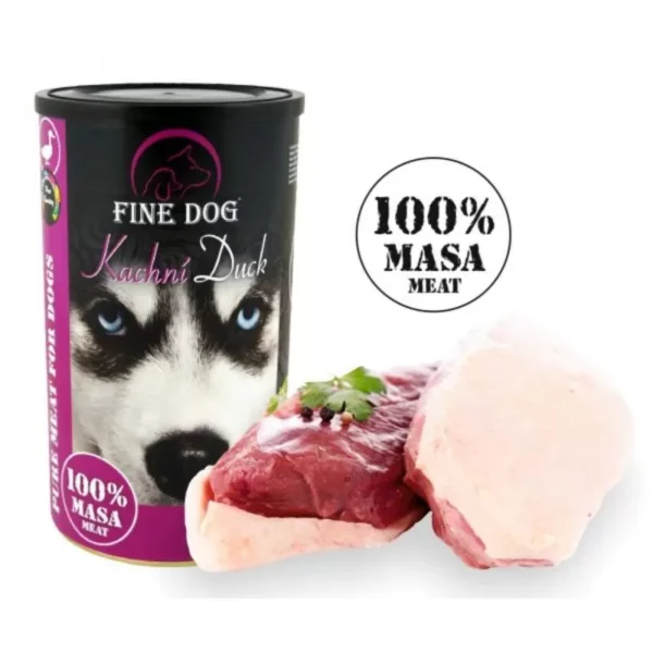 FINE DOG 100% konservas šunims su antiena 1200g