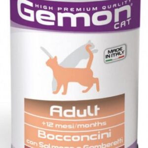 Gemon Wet Cat chunkies Adult with salmon&shrimps 415g