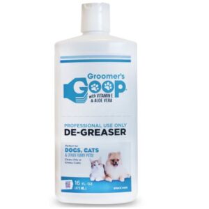 Groomer's Goop De-Greaser Liquid šunų ir kačių plaukų nuriebalinimo skystis 473ml