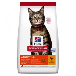 Hill's SP Feline Adult Chicken sausas maistas katėms