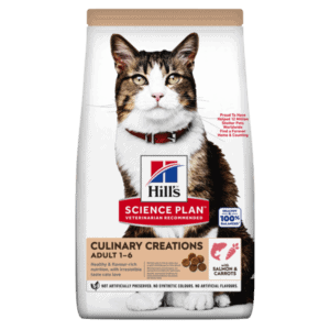 Hill's SP Feline Adult sausas maistas su lašiša ir morkomis, 1,5 kg