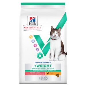 Hills VE Feline Mature WEIGHT Chicken sausas maistas katėms 1.5kg