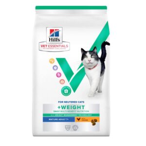 Hills VE Feline Mature WEIGHT Chicken sausas maistas katėms 1.5kg