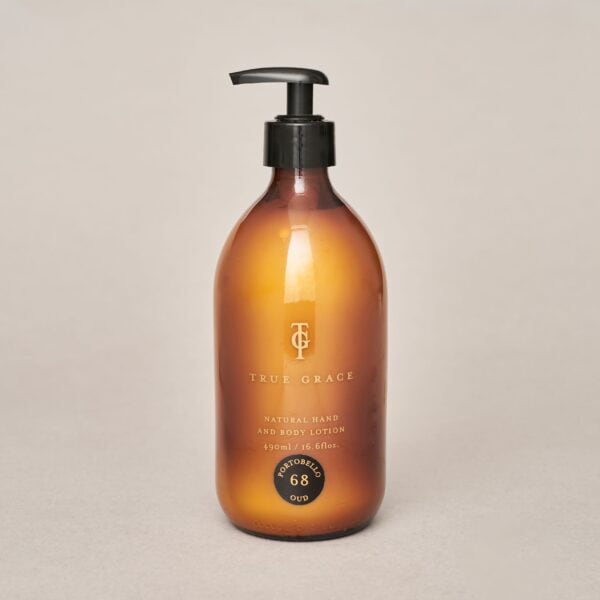 Natūralus rankų ir kūno losjonas True Grace PORTOBELO OUD Nr.68 500ml