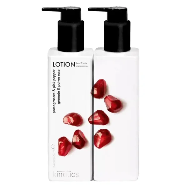 Parfumuotas losjonas rankoms ir kūnui Kinetics Pomegranate & Pink Pepper 250 ml
