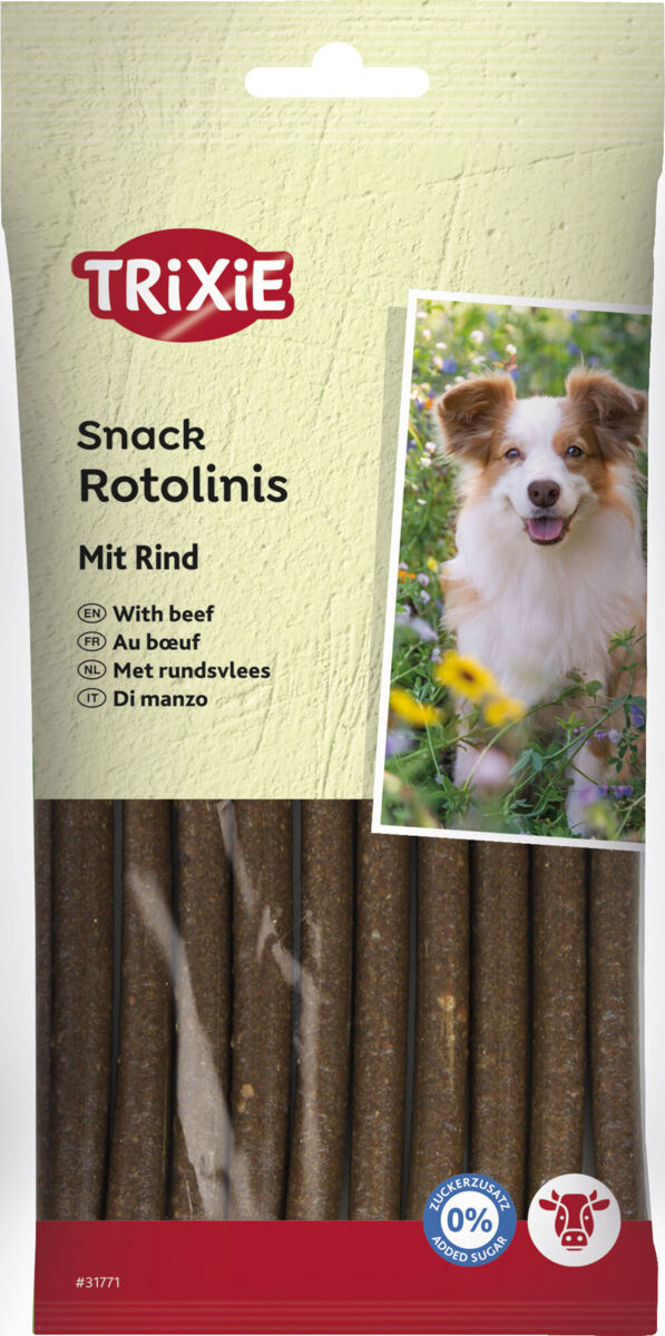 TRIXIE Soft Snack rotolinis jautiena 12 cm 12 vnt. 120g TRIXIE Soft Snack rotolinis jautiena 12 cm 12 vnt. 120g