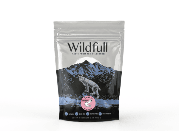 Wildfull Cat Salmon Hair&Skin sausas maistas katėms 400 g