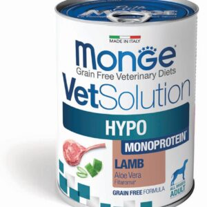 MONGE VetSolution HYPO MONO konservai šunims su ėriena 400 g