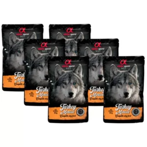 ALPHA SPIRIT WET putėsiai šunims su kalakutiena 85g 6vnt