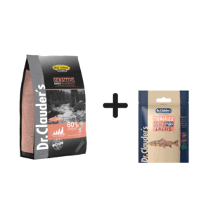 Dr. Clauder’s Sensitive Adult su lašiša 20kg+ skanėstai