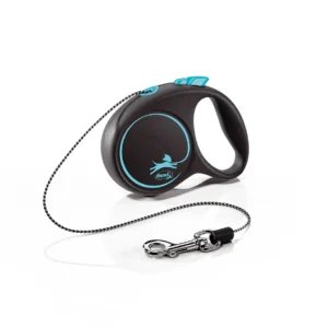Flexi Black design virvė mėlynas XS 3m