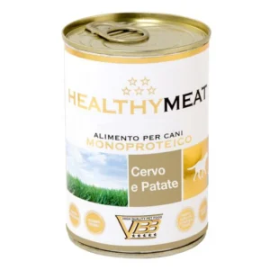 Healthymeat Cervo con Patate (su elniena ir bulvėmis) monoproteininis paštetas šunims 400g x 24vnt