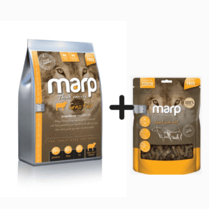 Marp Grass Field sausas maistas šunims su ėriena ir ryžiais 17kg + skanėstai 120g