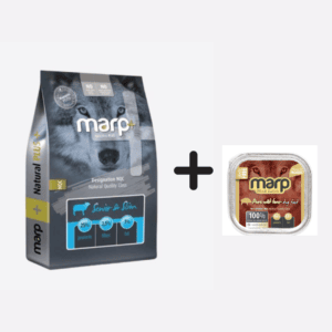 Marp Natural Plus senior slim 12kg + konservai 100g