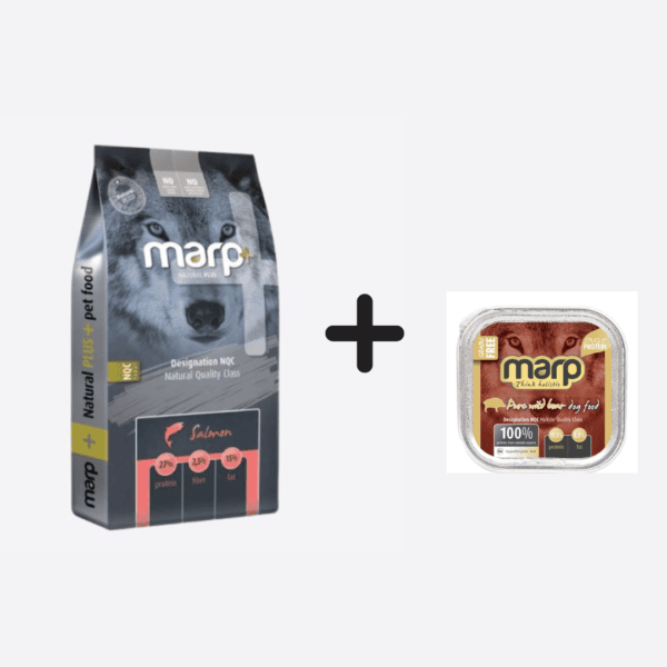Salmon Marp Natural Plus visavertis pašaras šuniukams