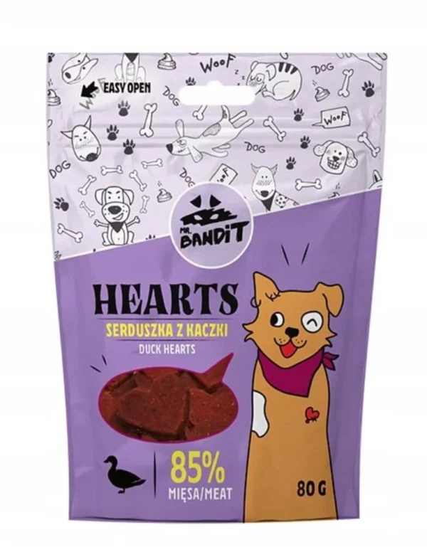 Mr Bandit Hearts antienos širdelės 500 g