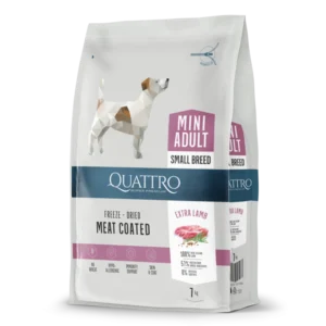 Quattro Mini Adult Lamb sausas maistas šunims 7 kg