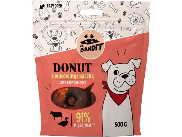 Mr Bandit DONUT spurga su jautiena ir antiena 500 g