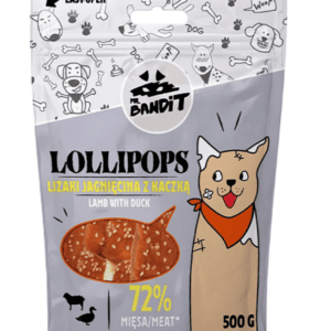 Mr Bandit Lollipops su ėriena ir antiena 500 g